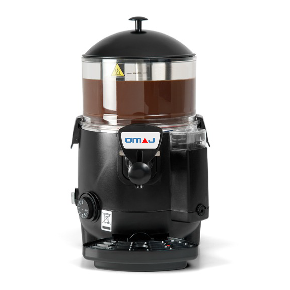 OMAJ Hot Chocolate Dispenser Black 5 LT|mkayn|مكاين