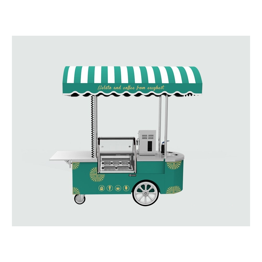 عربة عرض حلويات ,IC CART5, من ايزي بست|mkayn|مكاين