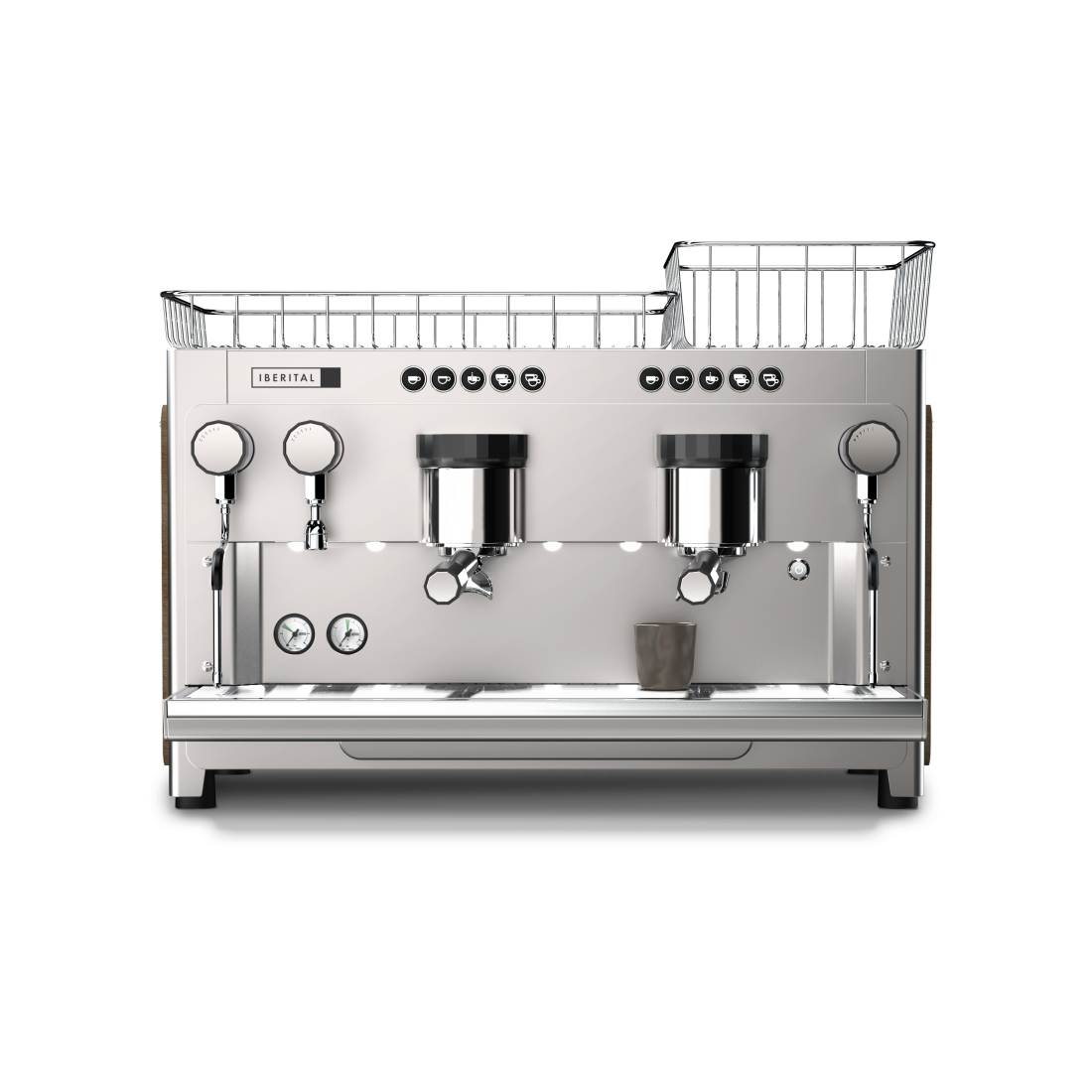 IBERITAL TANDEM 2 Group Espresso Machine - Black