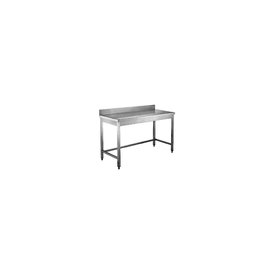 Stainless Steel Service Table with backsplash 1m (WTD-101B)