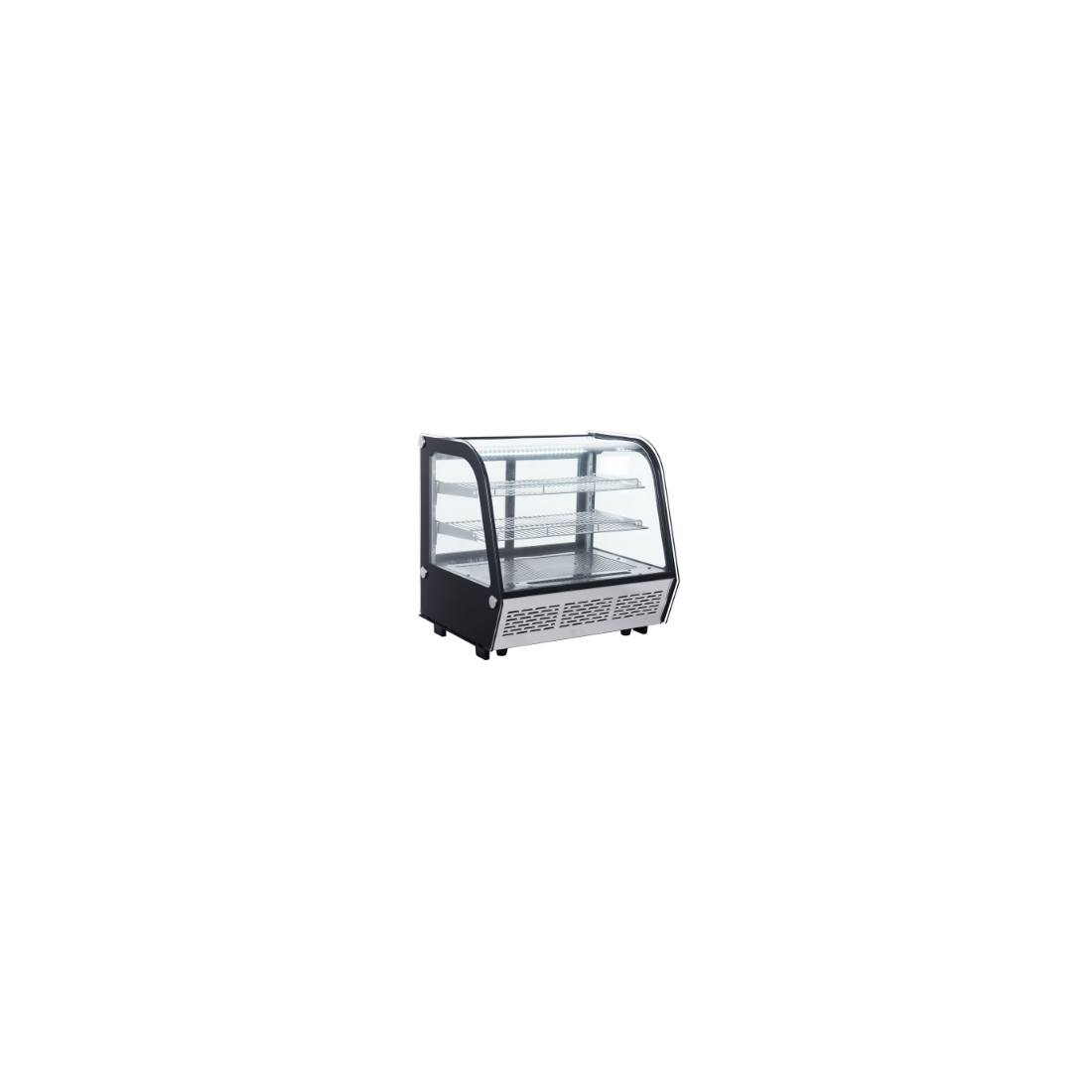 OMAJ XCW-120L Cake Display Chiller Countertop Curved Glass  -70cm