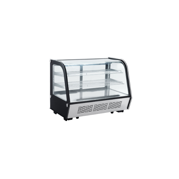 OMAJ XCW-160L Cake Display Chiller Countertop Curved Glass  -90cm|mkayn|مكاين