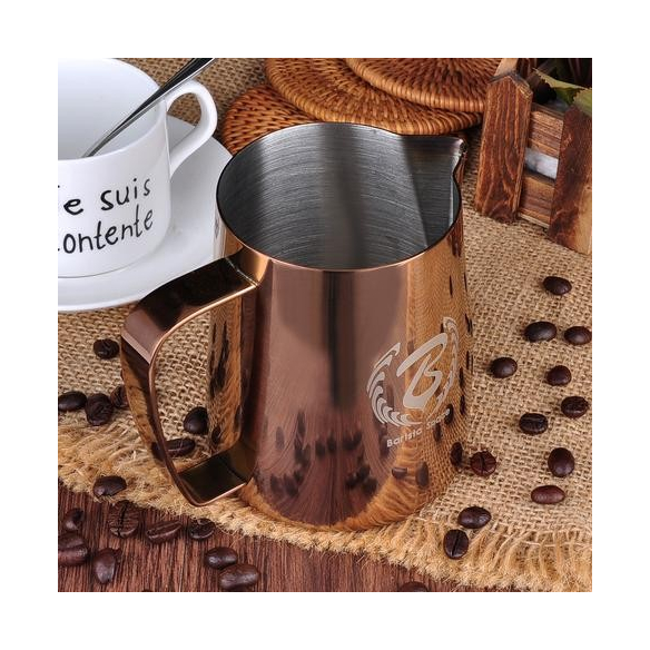 Barista Space (F15) Stainless Steel Rose Gold Milk Pitcher 350ml
