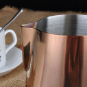 Barista Space (F16) Stainless Steel Rose Gold Milk Pitcher 600ml|mkayn|مكاين