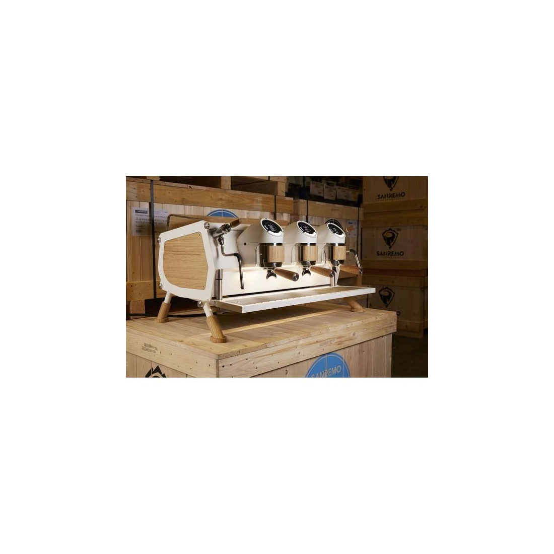 Sanremo Racer Customized Design 3 groups Espresso Machine|mkayn|مكاين