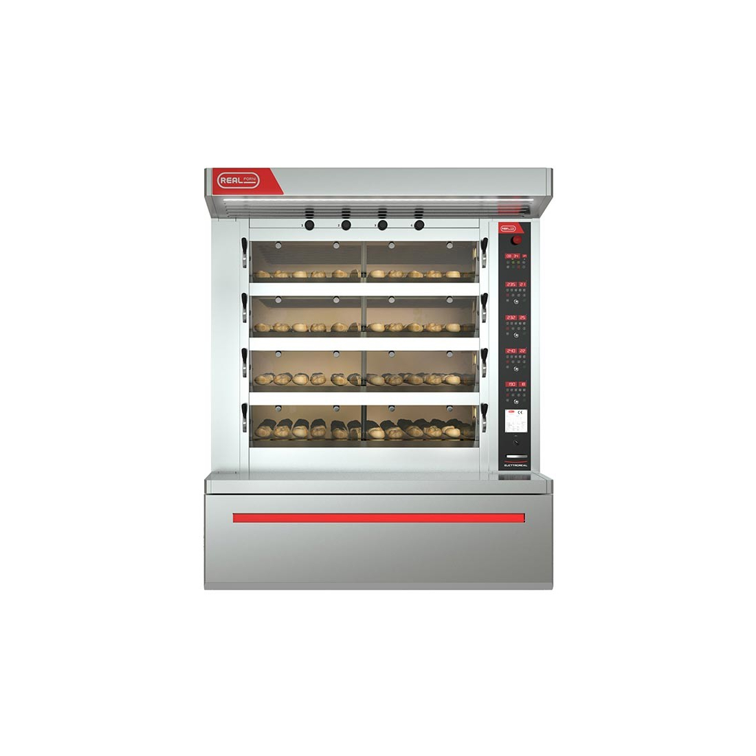 REAL FORNI (BE4C12.30) 4 DECK OVEN 48 trays 40*60 cm|mkayn|مكاين