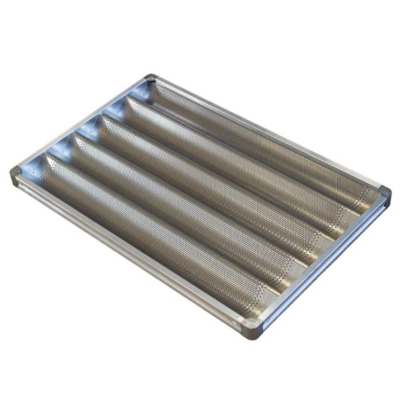 M.C.E Corrugated perforated aluminum trays 40x60 cm