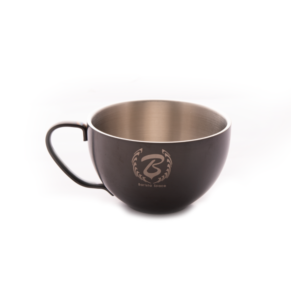 Barista space (CC12) Stainless Steel 250ml Cafe Latte Art Cup