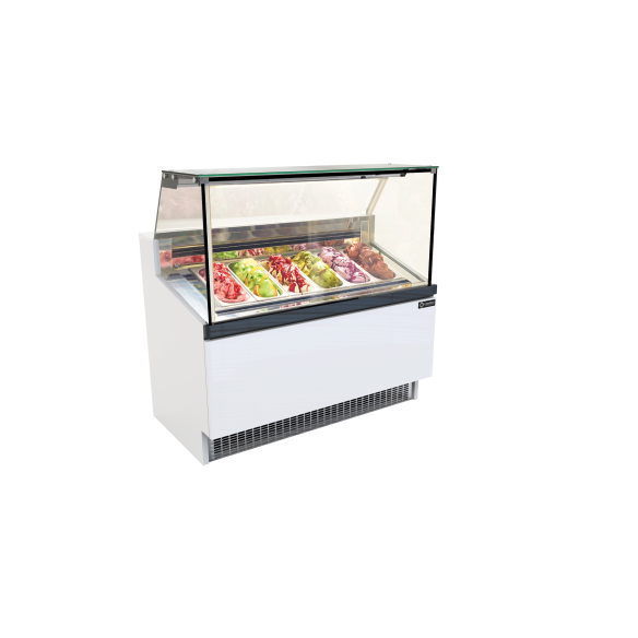 Easy Best ,BRIO6FG, Ice Cream Display Cabinet 6 Tubs