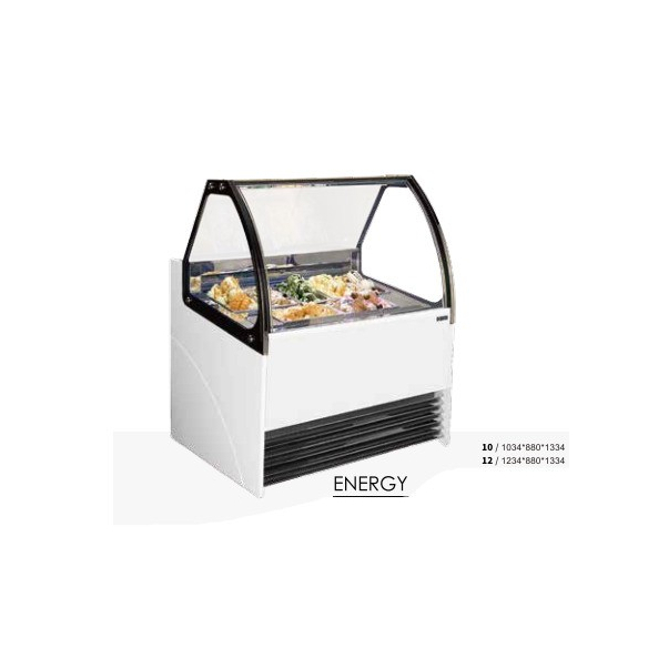 Easy Best ,ENERGY12, Ice Cream Display 12 Tubs|mkayn|مكاين