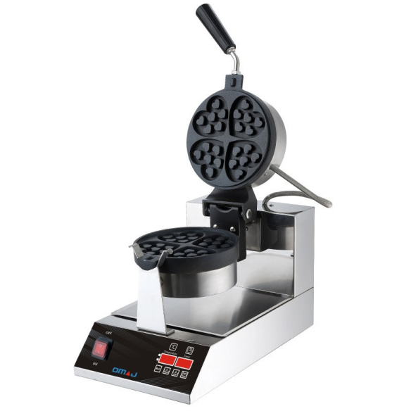 OMAJ ,HNHWBD, Rotating Hearts at heart Waffle Maker - Digital
