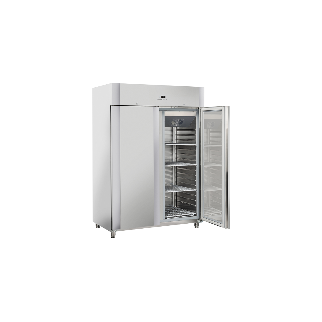 COOL HEAD ,QR12, stainless Steel Upright Two Door Chiller 1255 Lt|mkayn|مكاين