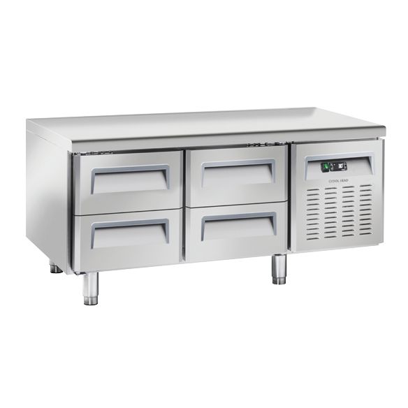 COOL HEAD (U-GN2140TN) Low Hight Worktop Chiller With 4 Drawers