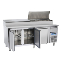 COOL HEAD ,SH3800, Pizza & Sandwiches Preparation Chiller With Three Doors - Depth 80 cm|mkayn|مكاين