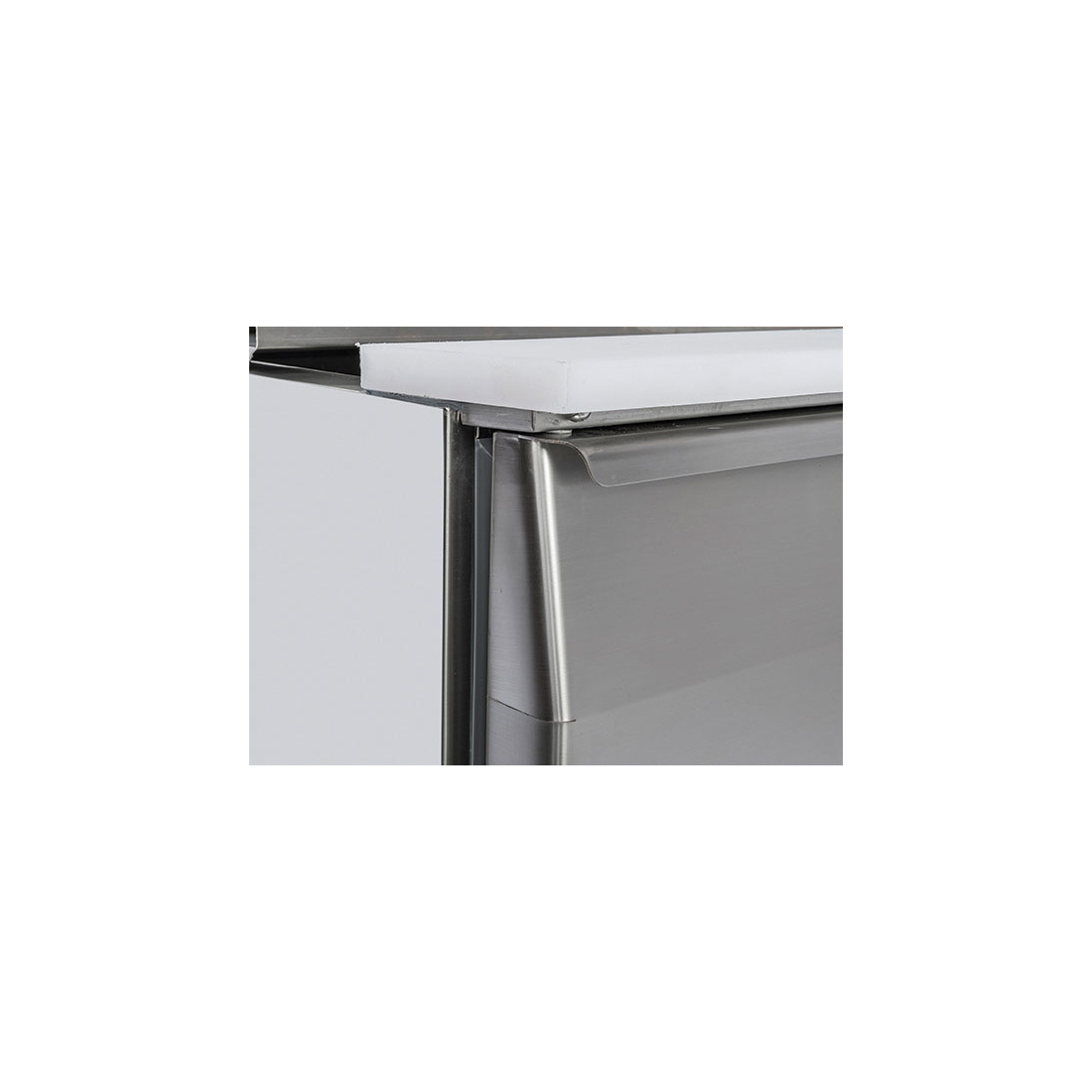COOL HEAD ,CR45, Stainless Steel, Door, Saladette with Sliding Top|mkayn|مكاين