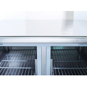 COOL HEAD ,CRQ90A, Sandwich and Salad Prep Refrigerator with Two Doors and Curved Display Glass|mkayn|مكاين