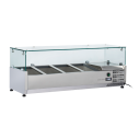 COOL HEAD ,VRX12/38, Horizontal Display Refrigerator with Glass Top|mkayn|مكاين