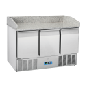 COOL HEAD ,CRM 93A, Sandwiches Preparation Chiller With Three Doors And Granite Worktop|mkayn|مكاين