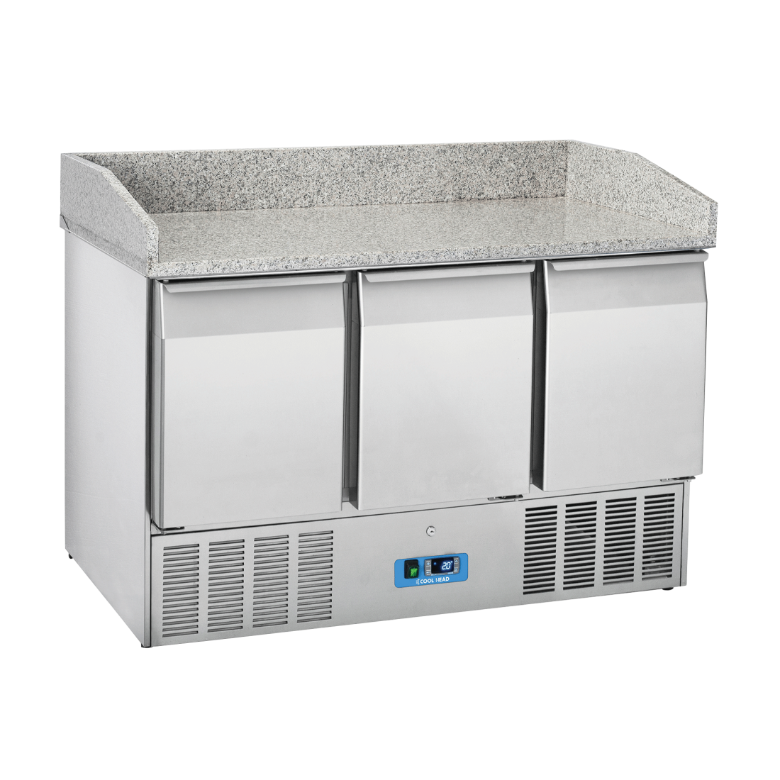 COOL HEAD ,CRM 93A, Sandwiches Preparation Chiller With Three Doors And Granite Worktop
