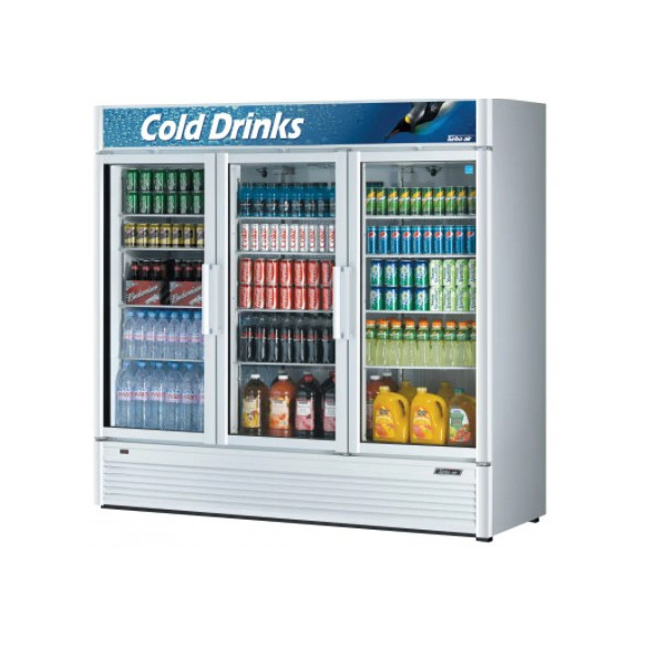 Turbo Air ,FRS-1300R, Three Glass Door Refrigerated Showcase 1850L