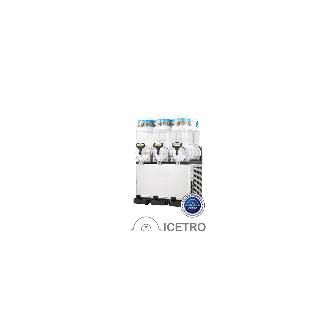Icetro ,SSM-420, 3 Compartments Slush Machine 36L|mkayn|مكاين
