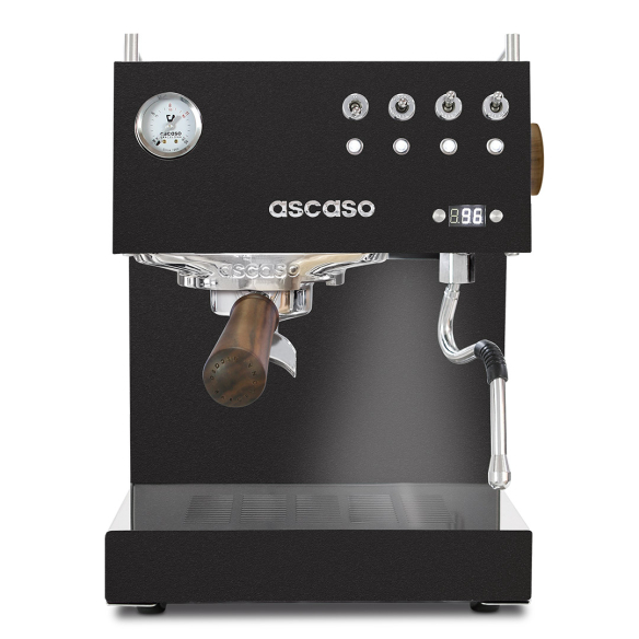 ماكينة قهوة اونو بي اي دي أسود أيادي خشبية 1 جروب ,UNO.22, من اسكاسو