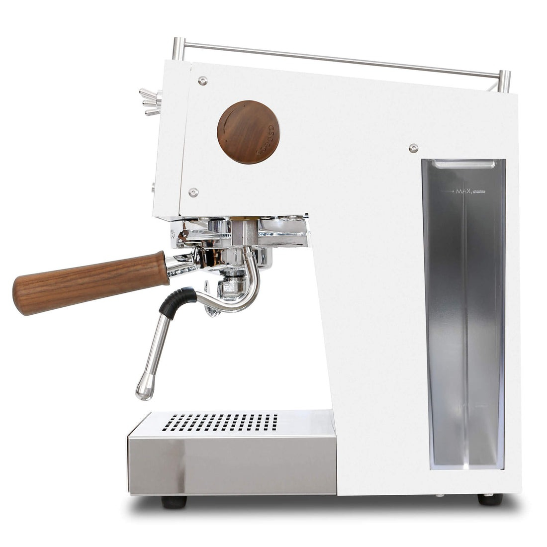 ASCASO ,UNO.29, 1 Group Coffee Machine Uno PID White with Wooden Handles|mkayn|مكاين