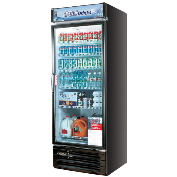 Turbo Air ,FRS-600RP, Single Glass Door Refrigerated Showcase 602L/22 cu.ft., LED Lighting,Swing Door