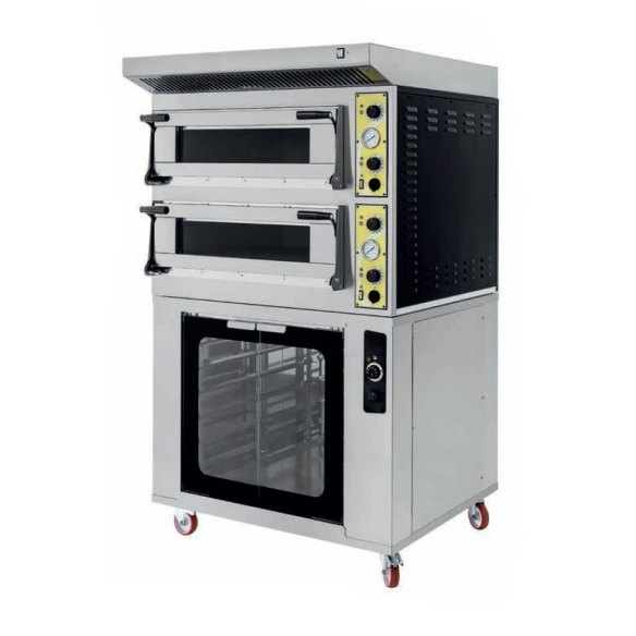 Prismafood pizza oven Two Door with proofer