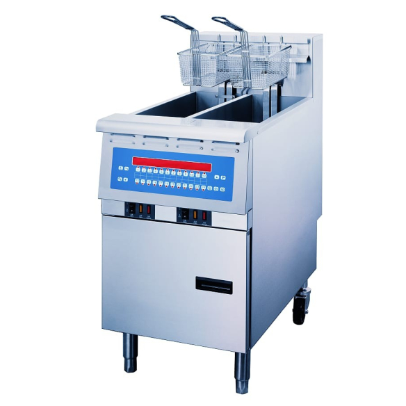 OMAJ (NTP14ES) Electric Fryer With Digital Controls Fastron 13.5X2 L - 14 KW