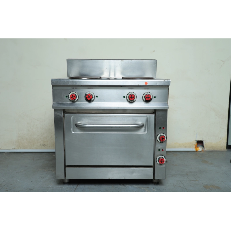 Used Offcar 4-burner electric stove with oven