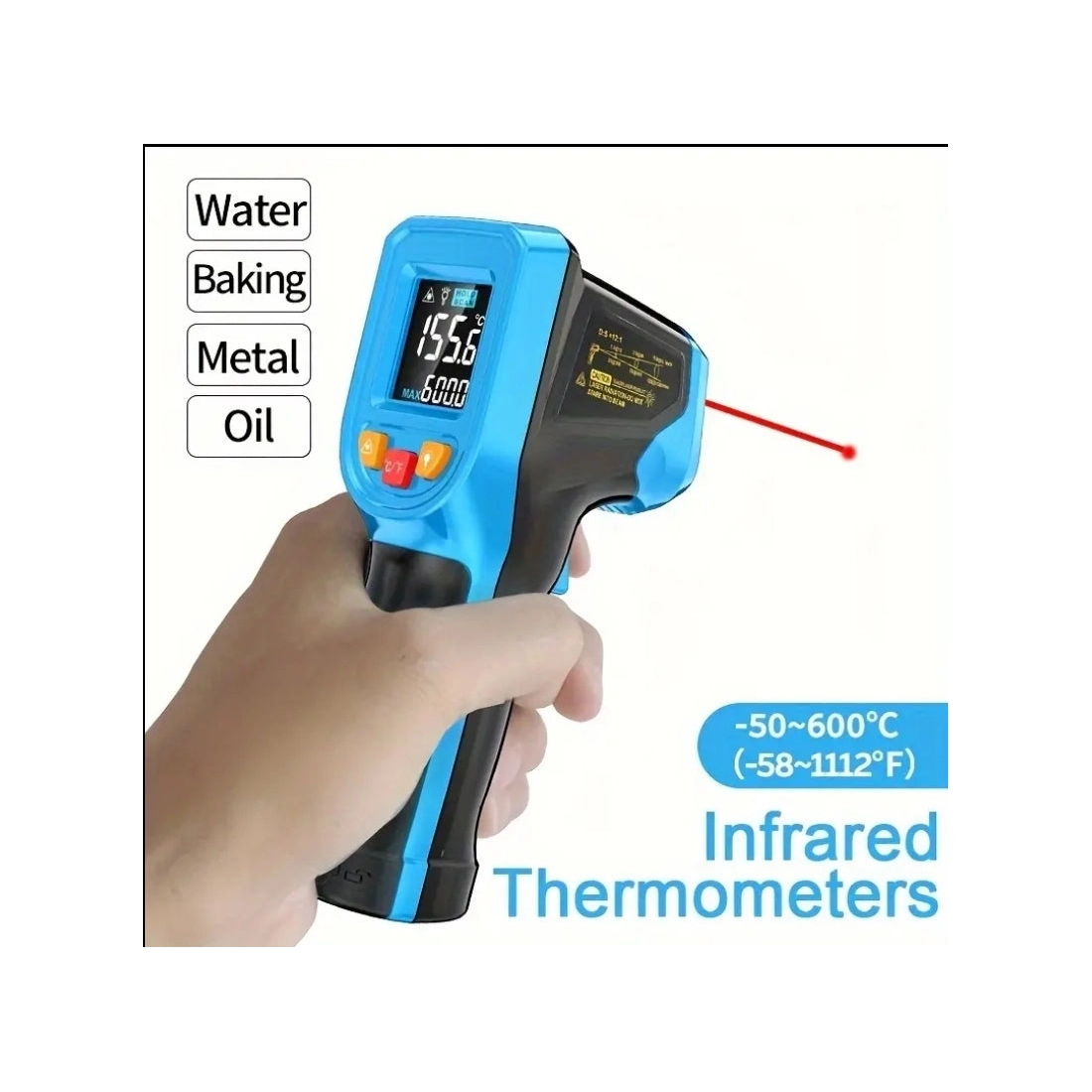 Frying Oil, Cooking Oil, Liquid, and High-Temperature Surface Thermometer|mkayn | مكاين