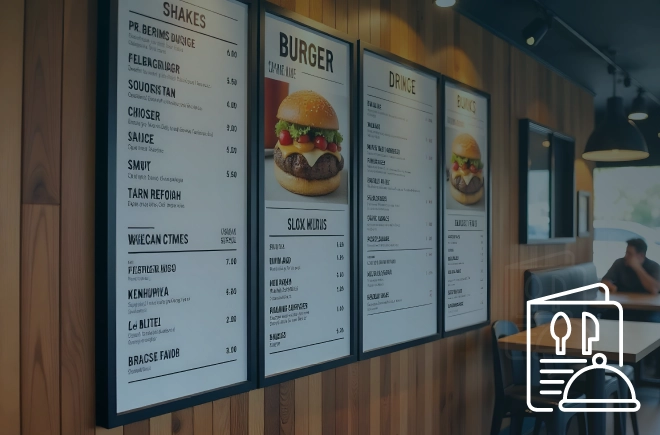 How to Design a Restaurant Menu?